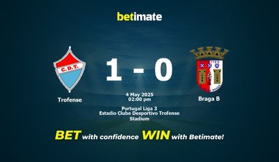 Trofense vs Braga B Prediction, Odds & Betting Tips 05/04/2025