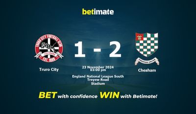 Truro City vs Chesham Prédiction, cotes et conseils de paris 23/11/2024