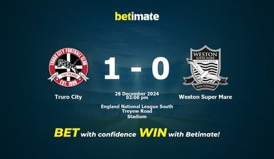 Pronostici, quote e suggerimenti per le scommesse Truro City vs Weston Super Mare 26/12/2024