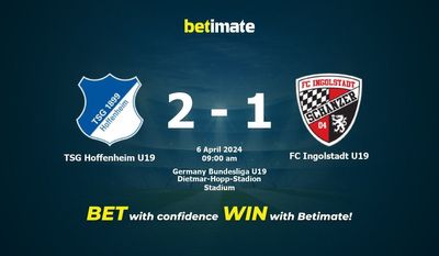 TSG Hoffenheim U19 vs FC Ingolstadt U19 Prediction, Odds & Betting Tips 04/06/2024