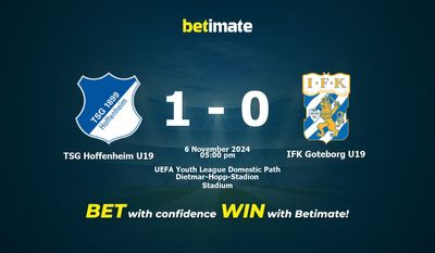 TSG Hoffenheim U19 vs IFK Goteborg U19 Pronostici, quote e consigli sulle scommesse 11/06/2024