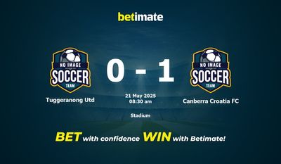Tuggeranong Utd vs Canberra Croatia FC Prediction, Odds & Betting Tips 05/21/2025