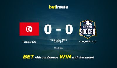 Tunisia U20 vs Congo DR U20 Prediction, Odds & Betting Tips 10/13/2023