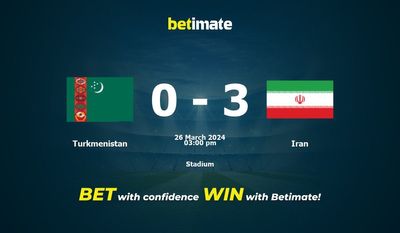 Turkmenistan vs Iran Prediction, Odds & Betting Tips 03/26/2024