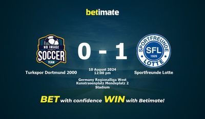 Turkspor Dortmund 2000 vs Sportfreunde Lotte Prediction, Odds & Betting Tips 08/10/2024