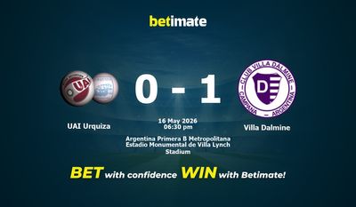 UAI Urquiza vs Villa Dalmine Prediction, Odds & Betting Tips 05/16/2026