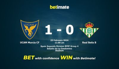 UCAM Murcia CF বনাম রিয়েল বেটিস বি ভবিষ্যদ্বাণী, প্রতিকূলতা এবং বাজির টিপস 02/25/2024