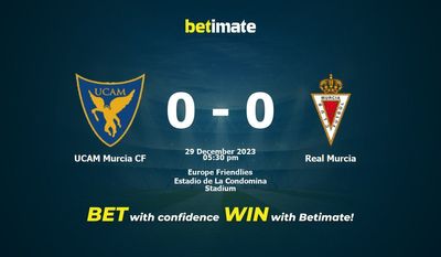 UCAM Murcia CF vs Real Murcia التوقعات، الاحتمالات ونصائح الرهان 29/12/2023