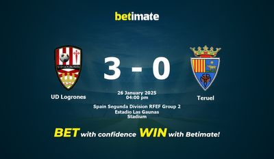 Pronóstico, cuotas y consejos de apuestas UD Logrones vs Teruel 26/01/2025