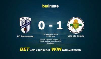 UD Tamaraceite vs Villa Sta Brigida التوقعات، الصعاب ونصائح الرهان 19/01/2024