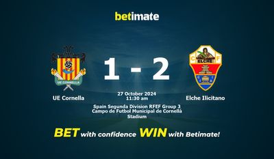 UE Cornella vs Elche Ilicitano Prediction, Odds & Betting Tips 10/27/2024