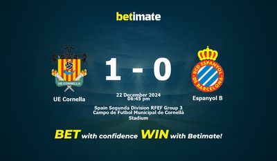 UE Cornella gegen Espanyol B Vorhersage, Quoten und Wetttipps 22.12.2024