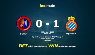 Прогнозы, коэффициенты и советы по ставкам на матч UE Olot — Espanyol B 26.01.2025