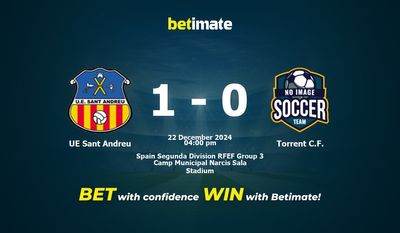 UE Sant Andreu vs. Torrent CF Prognose, Quoten und Wetttipps 22.12.2024