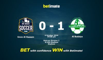 Umm Al Hassam vs Al Budaiya Prediction, Odds & Betting Tips 10/04/2024