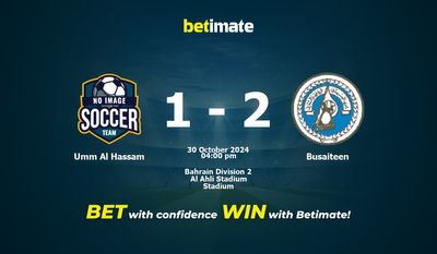 Umm Al Hassam vs Busaiteen Prediction, Odds & Betting Tips 10/30/2024