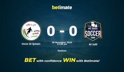 Umm Al Qotain vs Al-Jalil Prediction, Odds & Betting Tips 11/26/2024