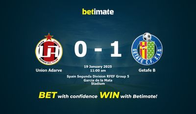 Union Adarve vs Getafe B Prediction, Odds & Betting Tips 01/19/2025