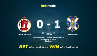 Union Adarve vs Tenerife B Prediction, Odds & Betting Tips 03/23/2025