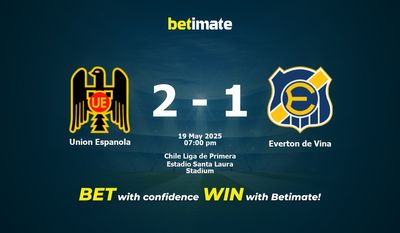 Union Espanola vs Everton de Vina Prediction, Odds & Betting Tips 05/19/2025