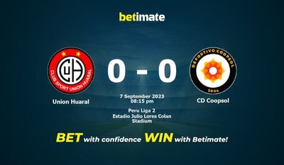 Union Huaral vs CD Coopsol Prediction, Odds & Betting Tips 09/07/2023