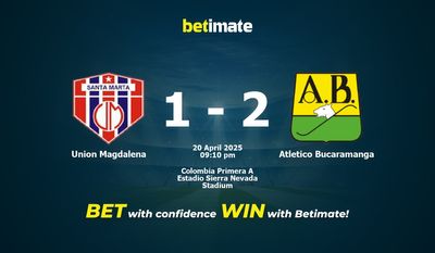 Union Magdalena vs Atletico Bucaramanga Prediction, Odds & Betting Tips 04/20/2025