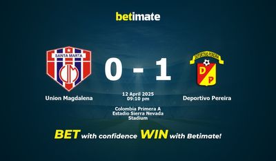 Union Magdalena vs Deportivo Pereira Prediction, Odds & Betting Tips 04/12/2025
