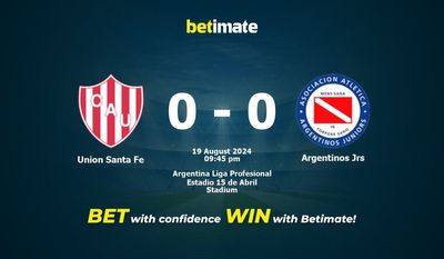 Union Santa Fe vs Argentinos Jrs Prediction, Odds & Betting Tips 08/19/2024