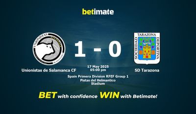 Unionistas de Salamanca CF vs SD Tarazona Prediction, Odds & Betting Tips 05/17/2025