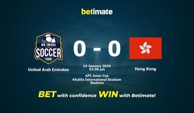 الإمارات العربية المتحدة vs هونغ كونغ التنبؤ، الاحتمالات ونصائح الرهان 14/01/2024