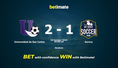 Universidad de San Carlos vs Aurora Prediction, Odds & Betting Tips 10/16/2024