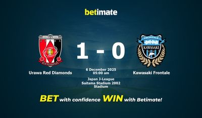 Urawa Red Diamonds vs Kawasaki Frontale Prediction, Odds & Betting Tips 12/06/2025