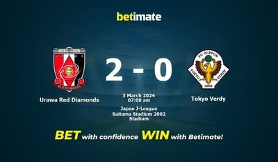 أوراوا ريد دايموندز vs طوكيو فيردي التوقعات، الصعاب ونصائح الرهان 03/03/2024