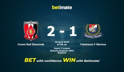Urawa Red Diamonds vs Yokohama F-Marinos Prediction, Odds & Betting Tips 04/20/2025