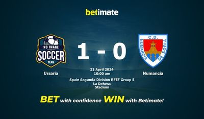 Ursaria vs Numancia Prediction, Odds & Betting Tips 04/21/2024