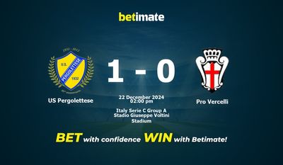 US Pergolettese vs. Pro Vercelli – Vorhersage, Quoten und Wetttipps 22.12.2024