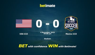 USA U23 vs Mexico U23 Prediction, Odds & Betting Tips 11/04/2023
