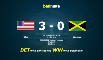 USA vs Jamaica Prediction, Odds & Betting Tips 11/19/2024