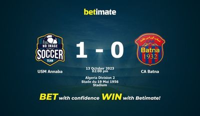 USM Annaba vs CA Batna Prediction, Odds & Betting Tips 10/13/2023