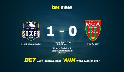 Pronostic USM Khenchela vs MC Alger, cotes et conseils de paris 18/10/2024