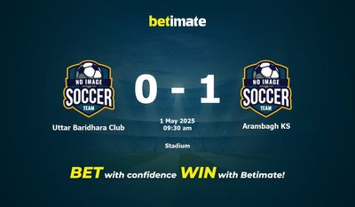 Uttar Baridhara Club vs Arambagh KS Prediction, Odds & Betting Tips 05/01/2025