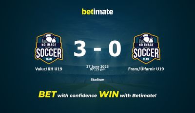 Valur/KH U19 vs Fram/Úlfarnir U19 Prediction, Odds & Betting Tips 06/27/2023