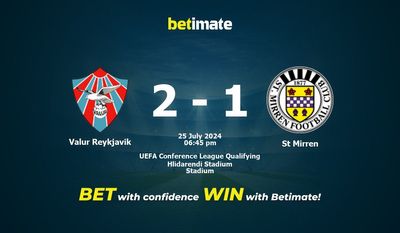 Valur Reykjavik vs St Mirren Prediction, Odds & Betting Tips 07/25/2024