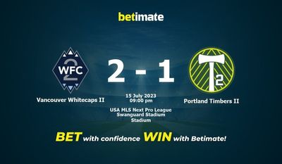 Vancouver Whitecaps II vs Portland Timbers II Prediction, Odds & Betting Tips 07/15/2023