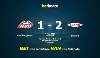 Vard Haugesund vs Brann 2 Prediction, Odds & Betting Tips 05/04/2025