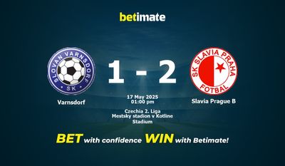 Varnsdorf vs Slavia Prague B Prediction, Odds & Betting Tips 05/17/2025