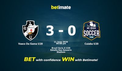 Vasco Da Gama U20 vs Cuiaba U20 Prediction, Odds & Betting Tips 06/11/2026