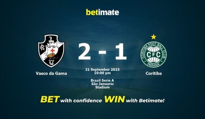 Vasco da Gama vs Coritiba Prediction, Odds & Betting Tips 09/21/2023