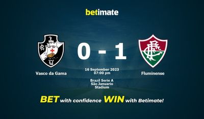 Vasco da Gama vs Fluminense Prediction, Odds & Betting Tips 09/16/2023