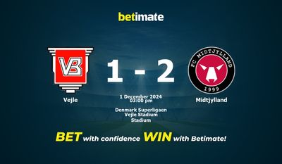 Prediksi Vejle vs Midtjylland, Peluang & Tips Taruhan 12/01/2024